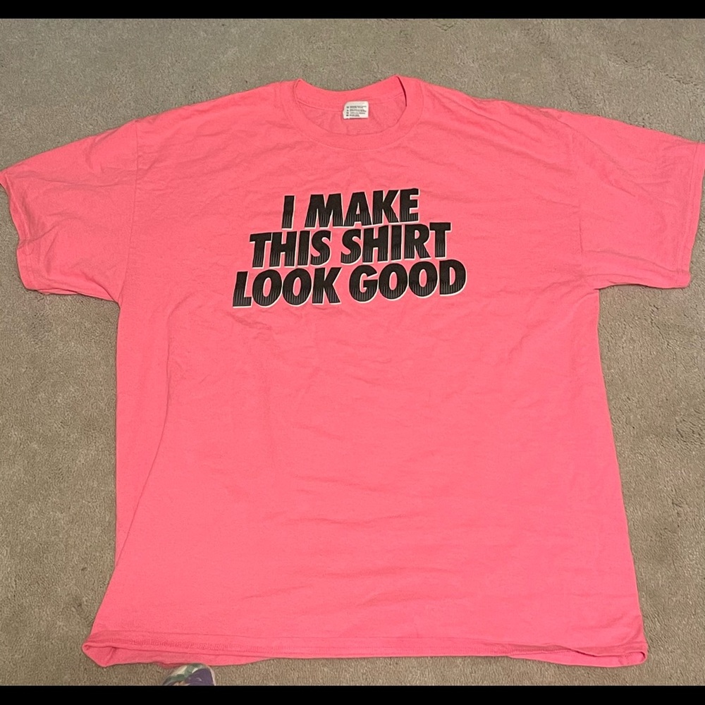 XL Pink tee